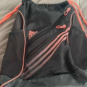 Adidas sports bag, used good condition, black and pink